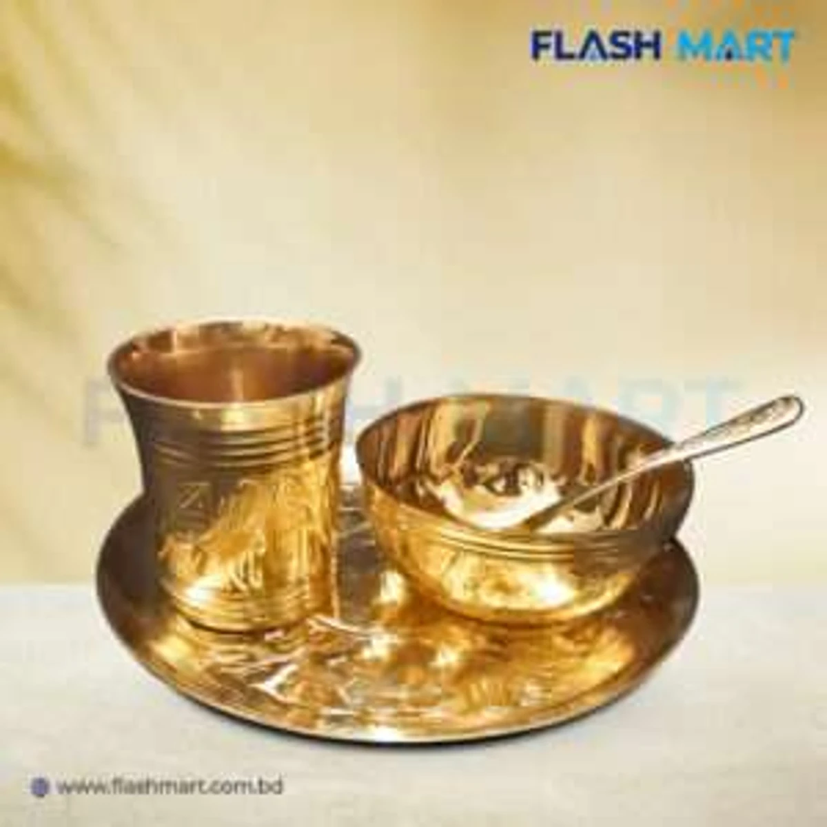 Baby Kasa Plate, Pitol Dhalai Mug, Design Bati and Spoon Set